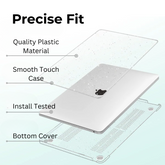 Matte Hard Shell Case for MacBook Air/Pro + Keyboard